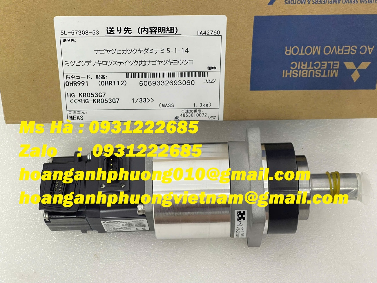 Servo 50W Mitsubishi HG-KR053G7 động cơ giá tốt - bán toàn quốc